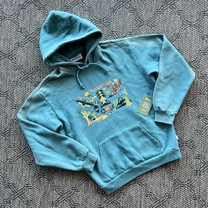 Parks Project Teal Blue Graphic Hoodie